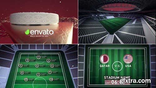 Videohive World Soccer Qatar 2022 Al Thumama Stadium 40950063