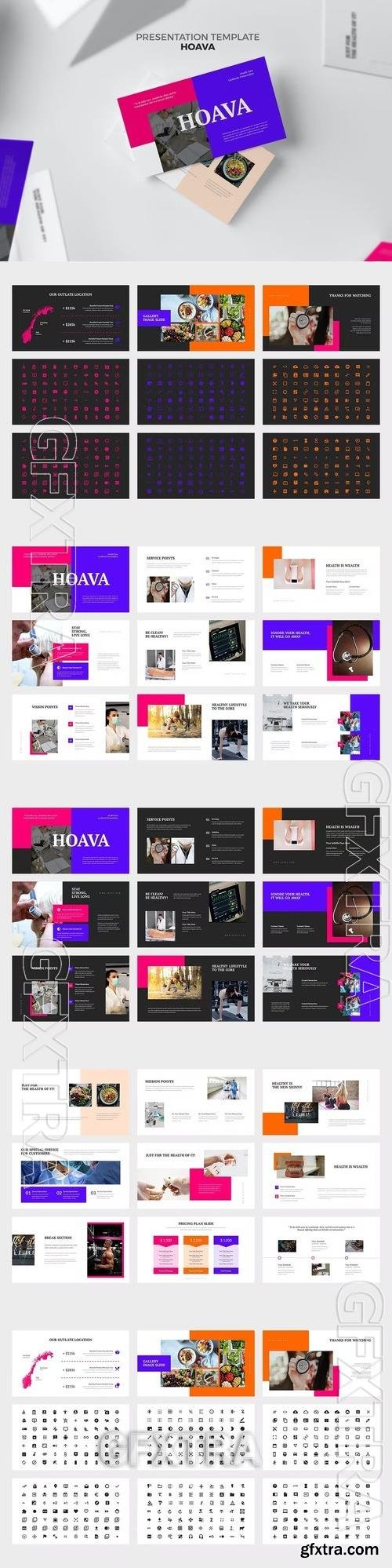 Hoava : Healthcare Lookbook Powerpoint L9JZDHC