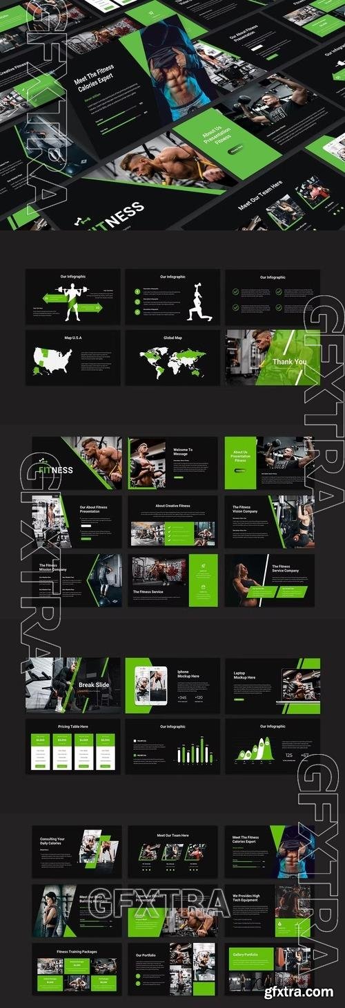 FITNESS - Powerpoint Template VBZVS8X