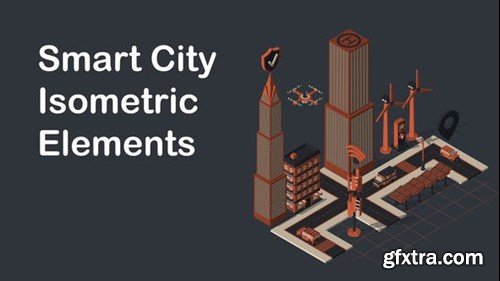 Videohive Smart City Isometric Elements 41225715