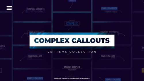 Videohive - Complex CallOuts | Premiere Pro - 41183154 - 41183154