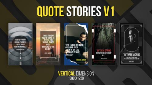 Videohive - Vertical Quote Stories V1 | Premiere Pro - 41220860 - 41220860