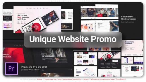 Videohive - Unique Website Promo - 41574903 - 41574903