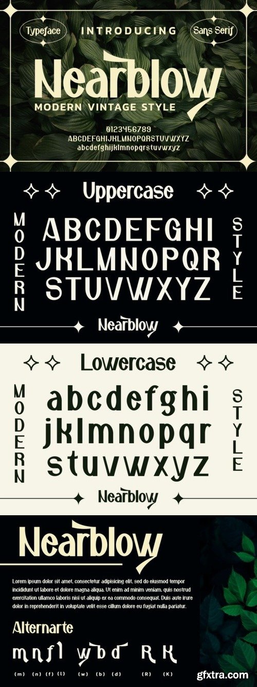 Nearblow Font