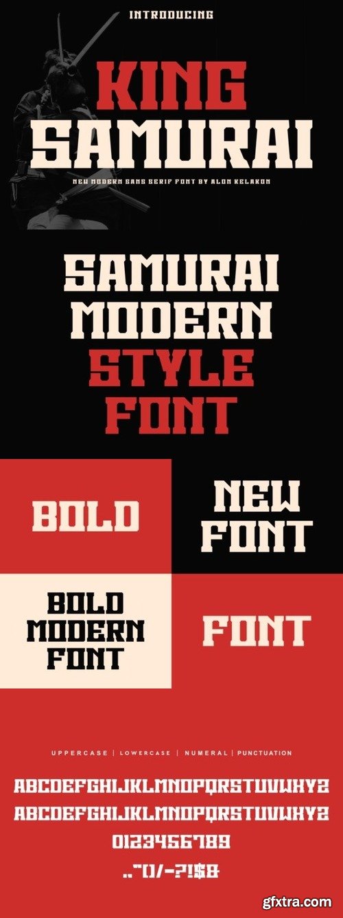 King Samurai Font