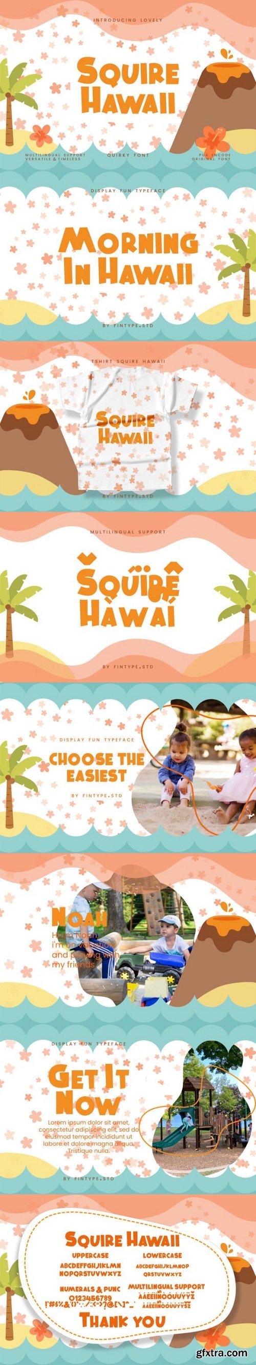 Squire Hawaii Font