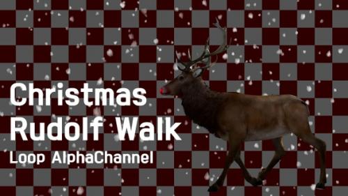 Videohive - Rudolf Walk Loop Alpha - 41148851 - 41148851