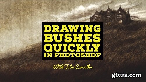 Drawing Bushes Quickly in Photoshop