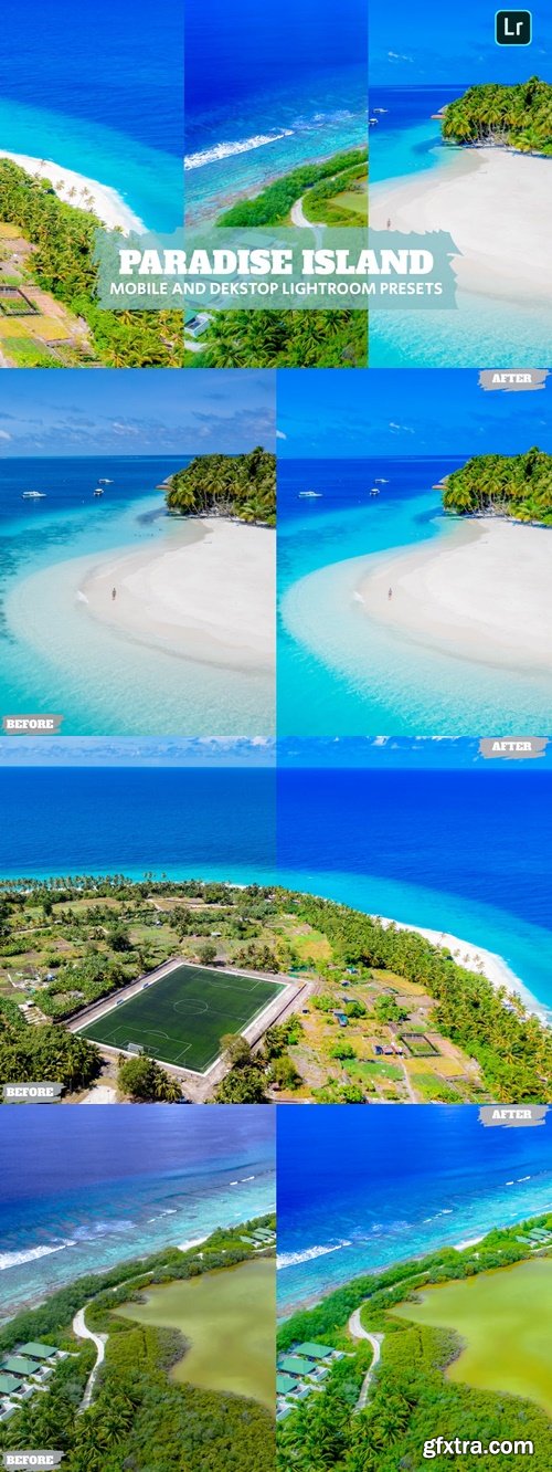 Paradise Island Lightroom Presets Dekstop Mobile EV4K575