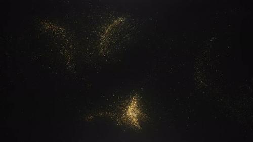 Videohive - Gold Glitter Particles - 41150993 - 41150993