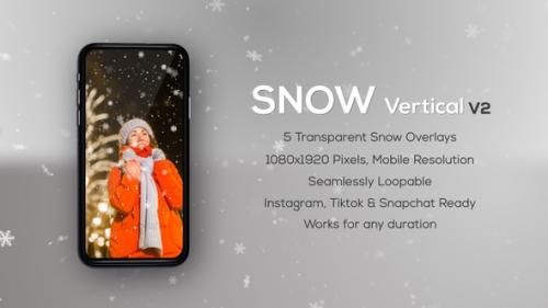 Videohive - Snow Vertical Pack V2 - Instagram - For Mobile Videos - 41153003 - 41153003