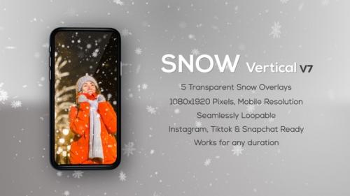 Videohive - Snow Vertical Pack V7 - Instagram - For Mobile Videos - 41153014 - 41153014