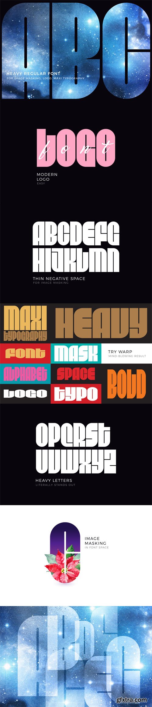 Space Heavy Reqular Font