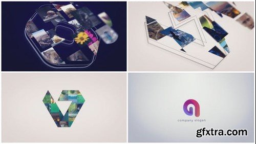 Videohive Mosaic and Sketch Logo Reveal 31236453