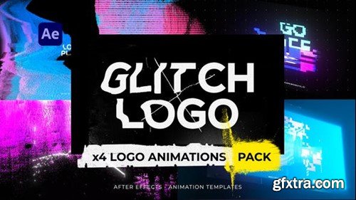 Videohive Glitch Logo Pack 36260957