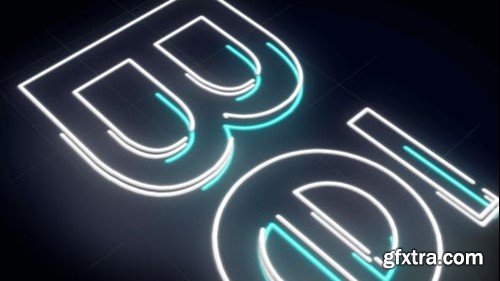 Videohive Neon and Shiny Logo Reveal 27576137