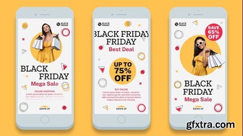 Videohive Black Friday Social Media Posts 8 in 1 41368873