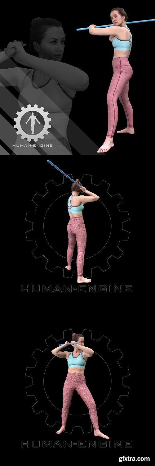 Female Scan - Katia 44 3D model