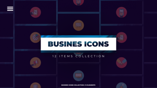 Videohive - Business Icons | Premiere Pro - 41684228 - 41684228