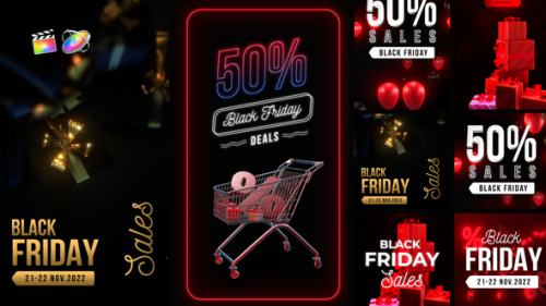 Videohive - Black Friday Posts and Stories - 41688846 - 41688846