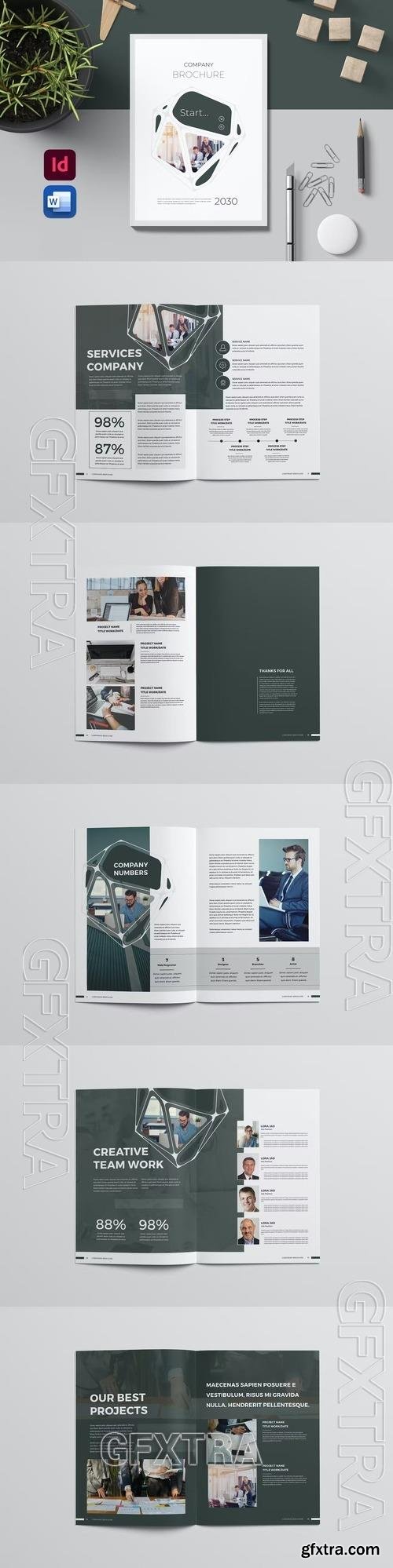 Company Profile Brochure Template 3SCF52S