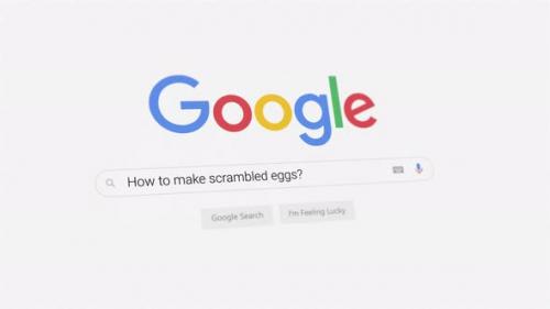 Videohive - How to make scrambled eggs? Google search - 41664895 - 41664895