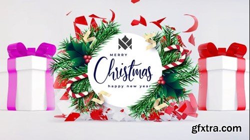 Videohive Christmas Gift Box Reveal 29699445