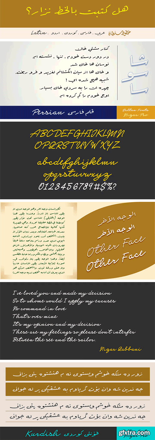 Sultan Nizar Pro Font Family