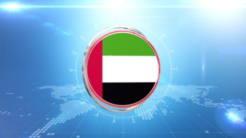Videohive - United Arab Emirates Flag Transition - 41540751 - 41540751