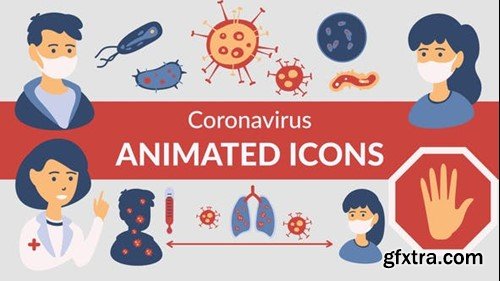 Videohive Corona Virus Medical Icons 26373635