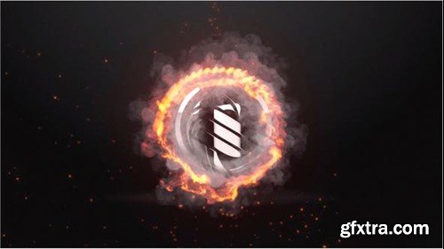 Videohive Circular Fire Logo Reveal 40516098