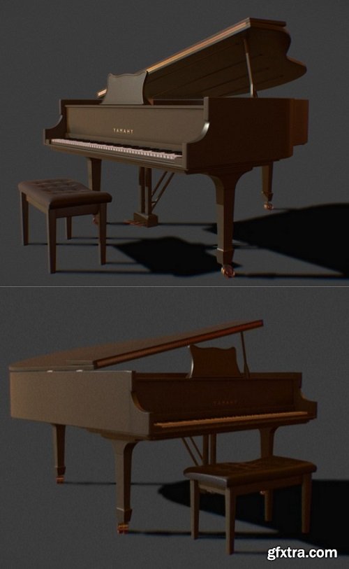 Piano 3D Model