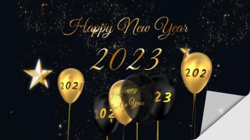 Videohive - Happy New Year Alpha Channel - 41668777 - 41668777