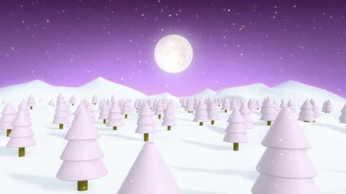 Videohive - Christmas Big Moon 03 Hd - 41670283 - 41670283