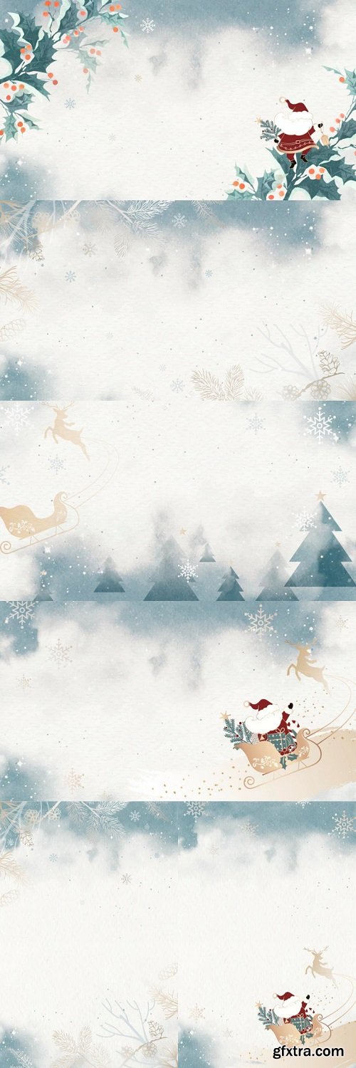 Winter background vector