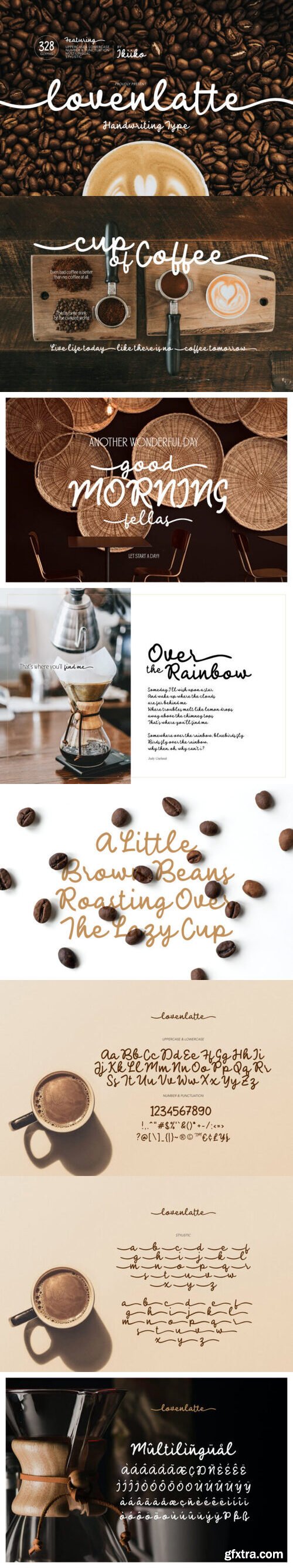 Loven Latte Font