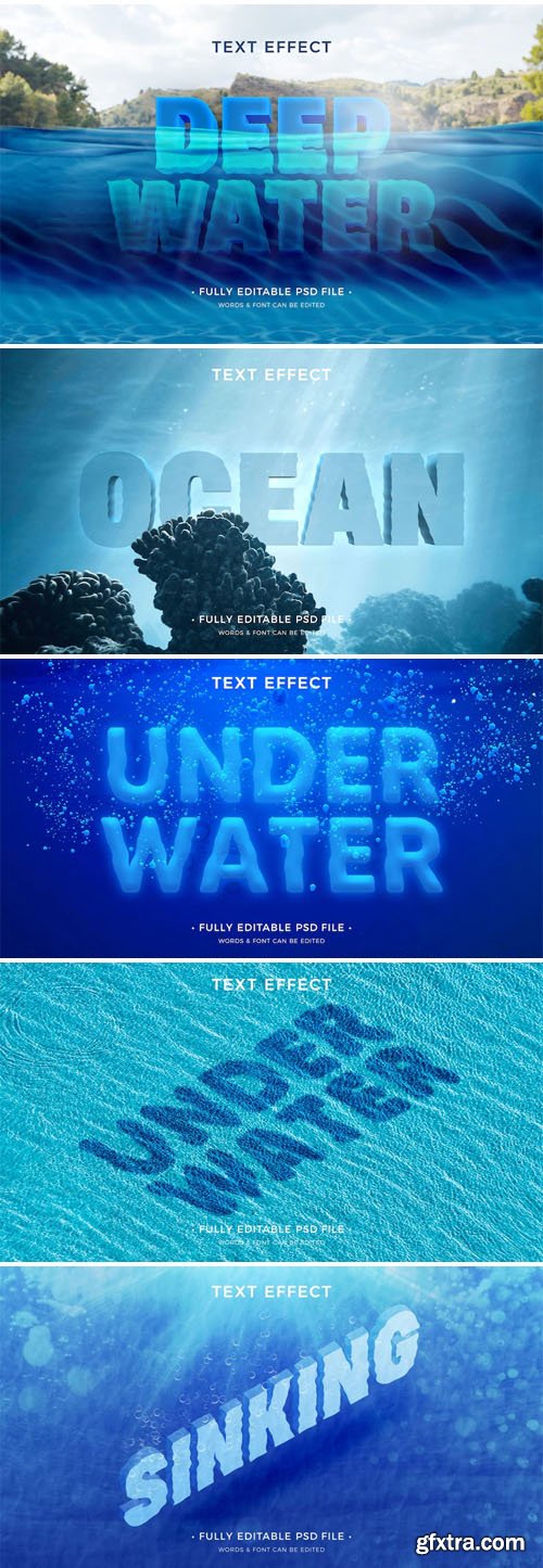 10 Creative Underwater Text Effects for Photoshop