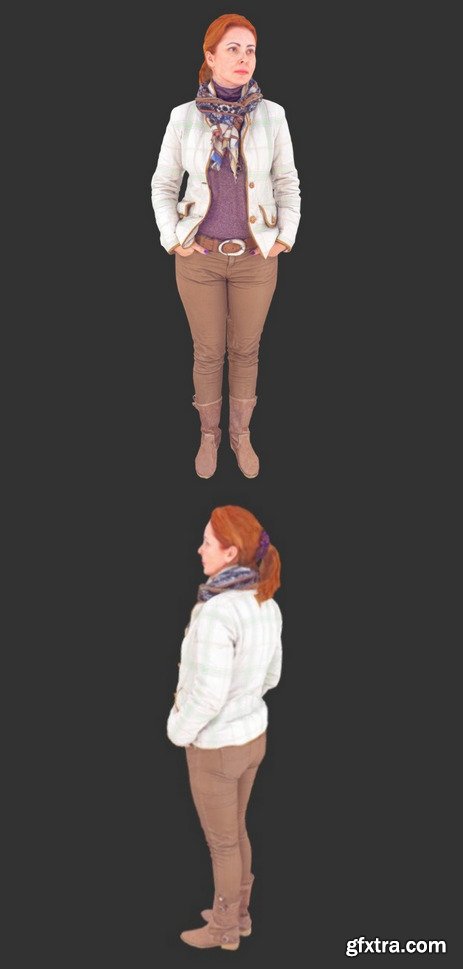 Woman Standing 3D Model