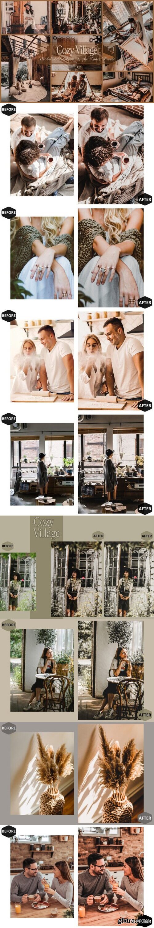 12 Cozy Village Lightroom Presets