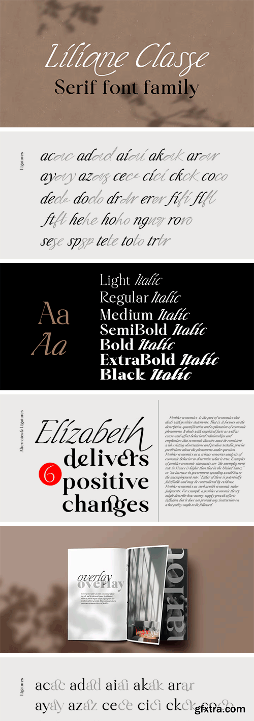 Liliane Classe Font Family