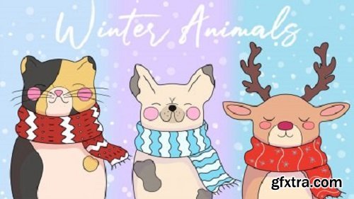 Drawing Winter Animals in Adobe Photoshop