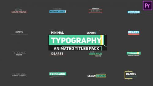 Videohive - 75 Typography Premiere Pro - 40492311 - 40492311