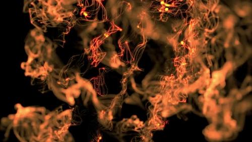 Videohive - Glowing fire lines - 41673656 - 41673656