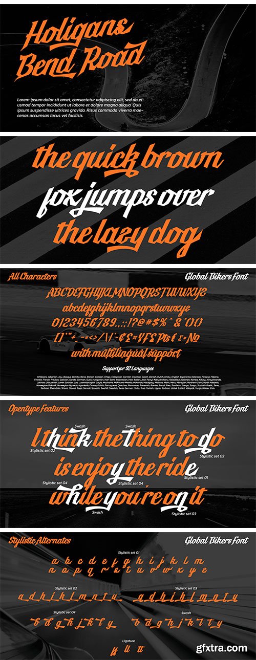 Global Bikers Font