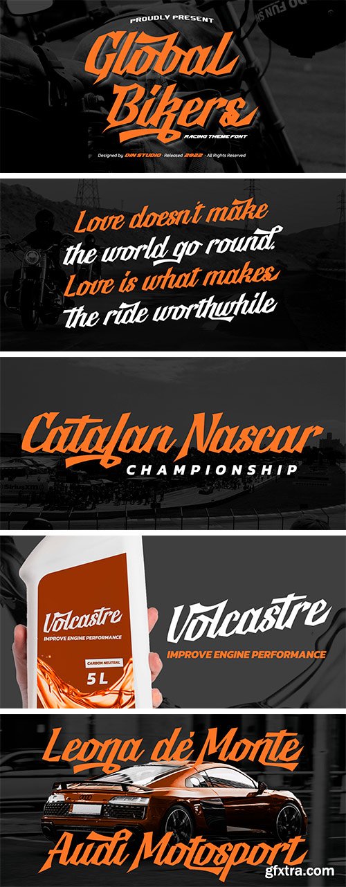 Global Bikers Font