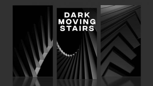 Videohive - Dark Moving Stairs - 41686506 - 41686506