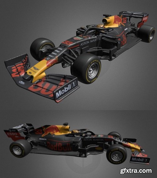 Aston Martin Red Bull Racing RB15 3D Model