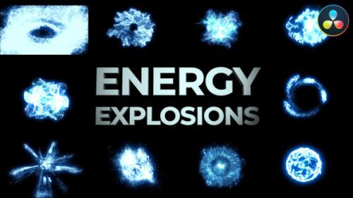 Videohive - Energy Explosions FX for DaVinci Resolve - 40366351 - 40366351