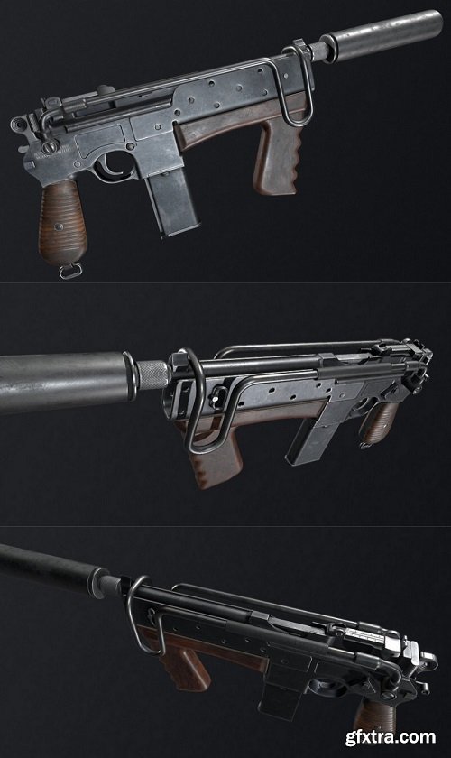 Mauser M712 Assault Carbine 3D Model