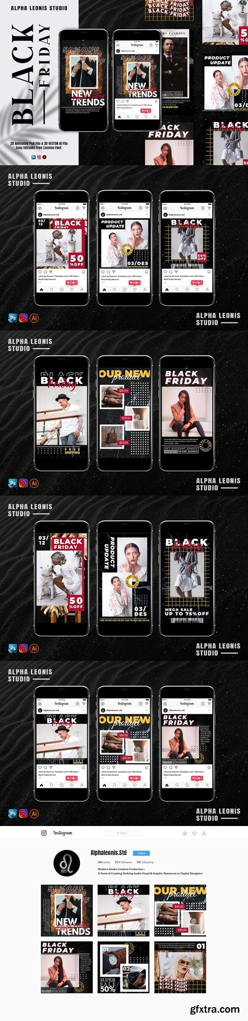 Instagram Templates - Black Friday Animated UXK9SDS